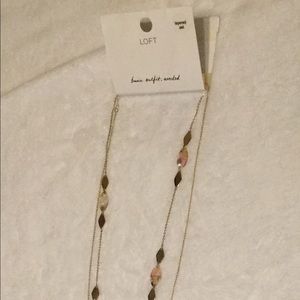 Loft Layered Necklace Set Yellow Gold Multi
